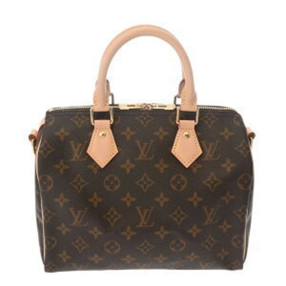 Louis Vuitton Monogram Speedy Bandouliere Brown Canvas Handbag Bag - Picture 1 of 9